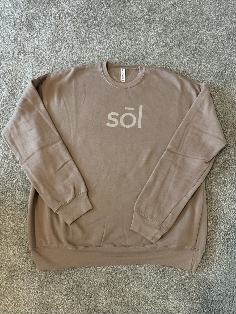Bella Canvas sōl Crewneck Sweatshirt - Taupe